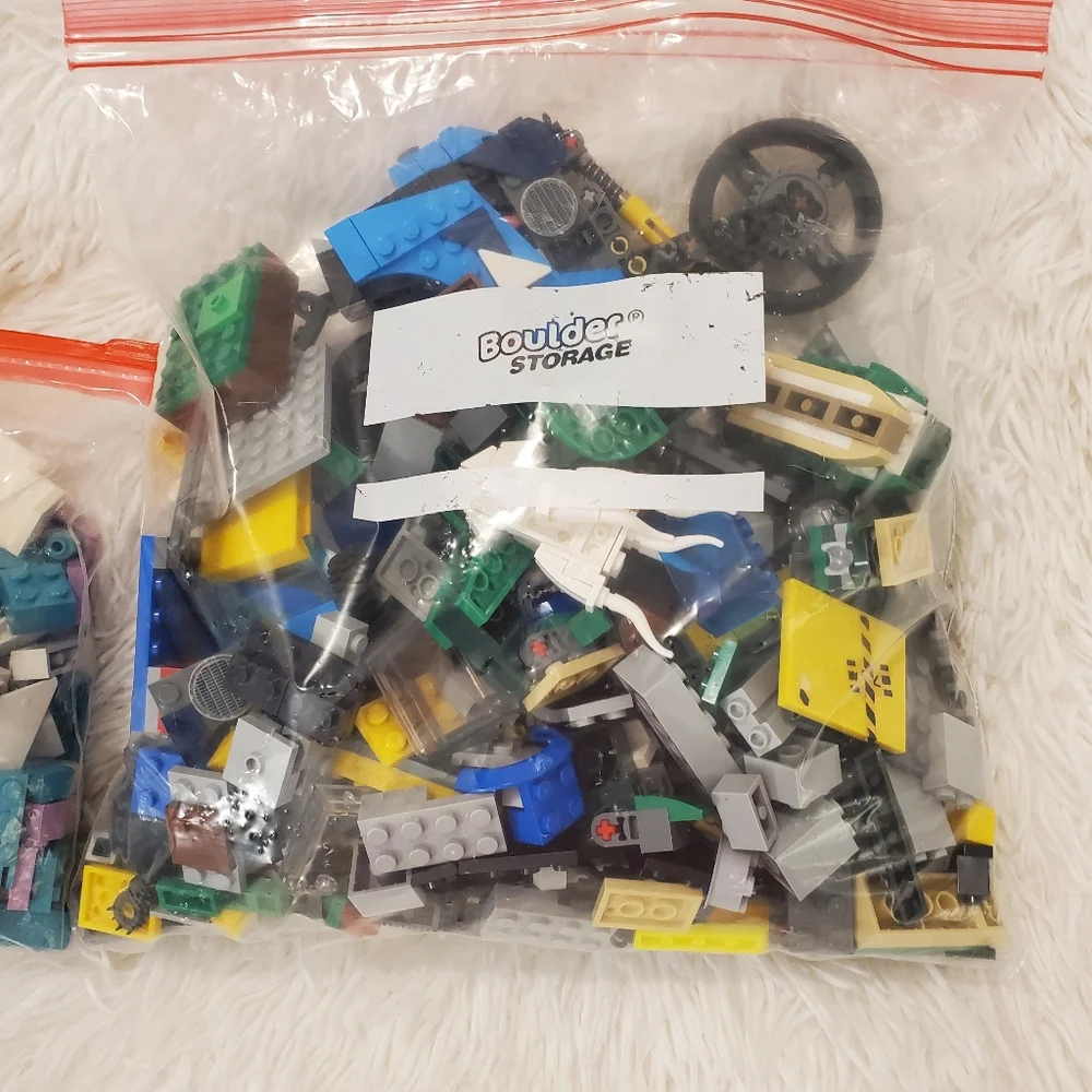 LEGO & TYCO Assorted Building Blocks in Various Colors and Parts